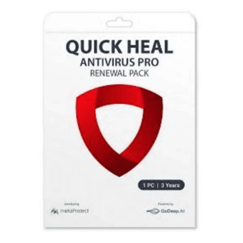 Renew Quick Heal Antivirus Pro 1 User – 3 Year