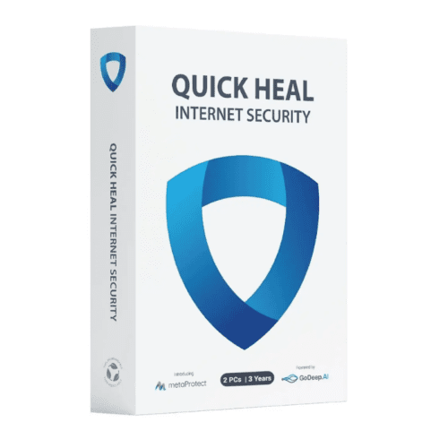 Quick Heal Internet Security 2 User – 3 years