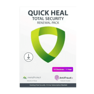 Renew Quick Heal Total Security 10 User 1 Year