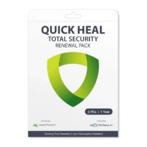 Renew Quick Heal Total Security 2 User 1 Year