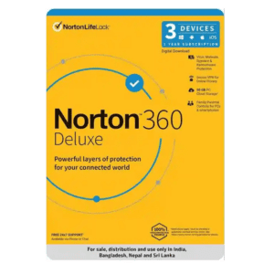 Norton 360 Deluxe 3 Devices - 1 Year Total Security