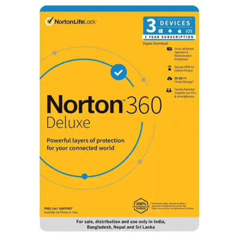 Norton 360 Deluxe 3 Devices - 3 Year Total Security