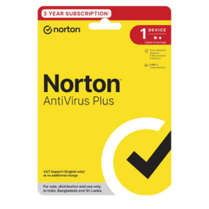Norton Antivirus Plus 1 User 3 Year