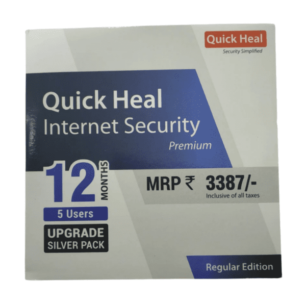 Renew Quick Heal Internet Security Premium - 5 User 1 Year