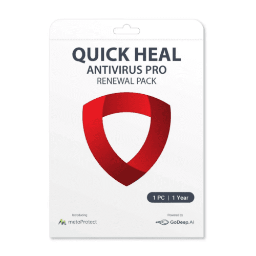 Renew Quick Heal Antivirus Pro 1 User – 1 Year