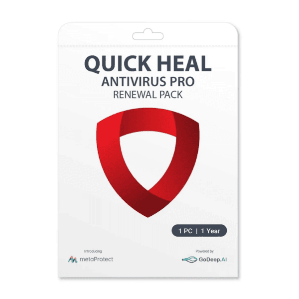 Renew Quick Heal Antivirus Pro 1 User – 1 Year