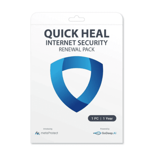 Renew Quick Heal Internet Security 1 User – 1 Year