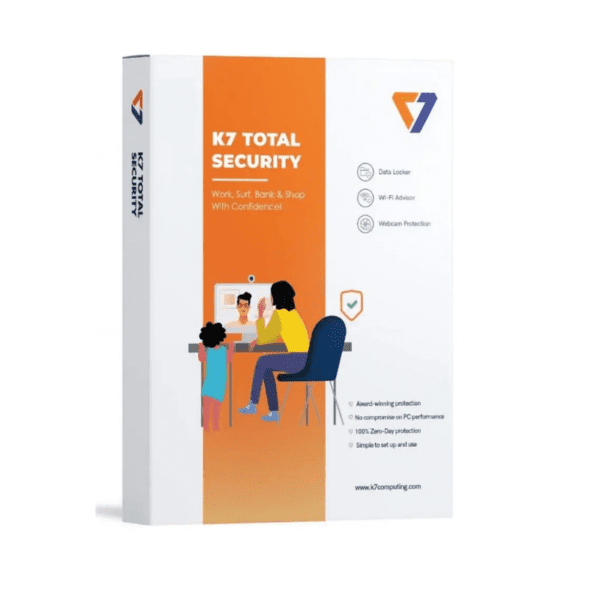 K7 Total Security 1 User – 3 Year