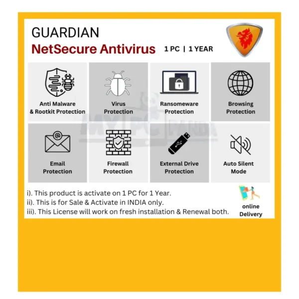 Guardian NetSecure 1 User – 1 Year