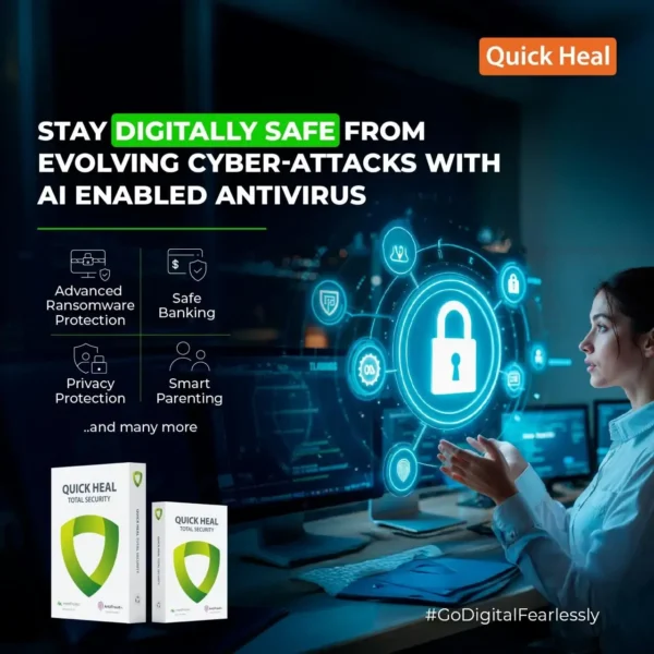 Quick Heal Total Security 1 User – 1 Year