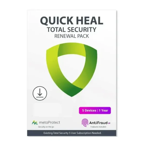 Renew Quick Heal Total Security 5 User 1 Year