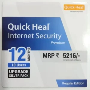 Renew Quick Heal Internet Security Premium - 10 PC 1 Year