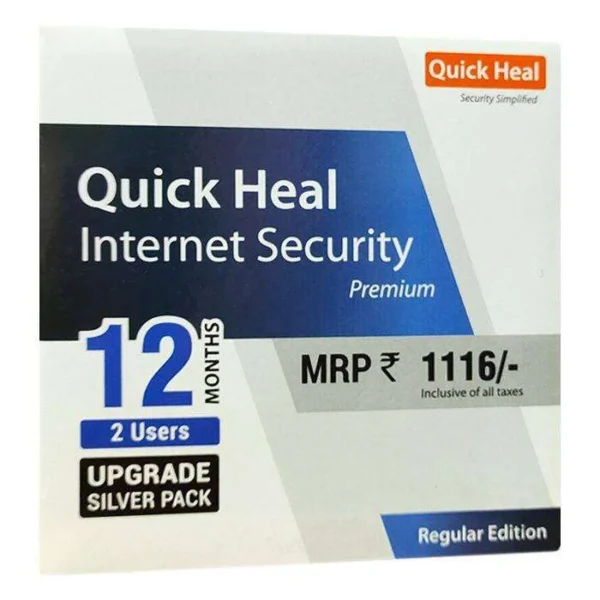Renew Quick Heal Internet Security Premium - 2 User 1 Year
