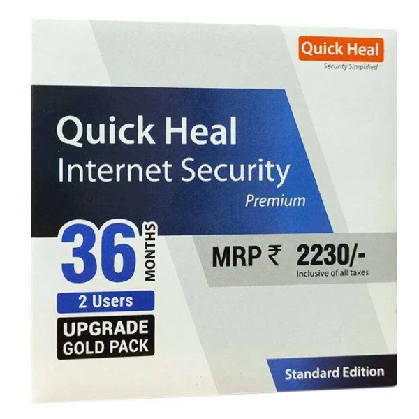 Renew Quick Heal Internet Security Premium - 2 User 3 Year
