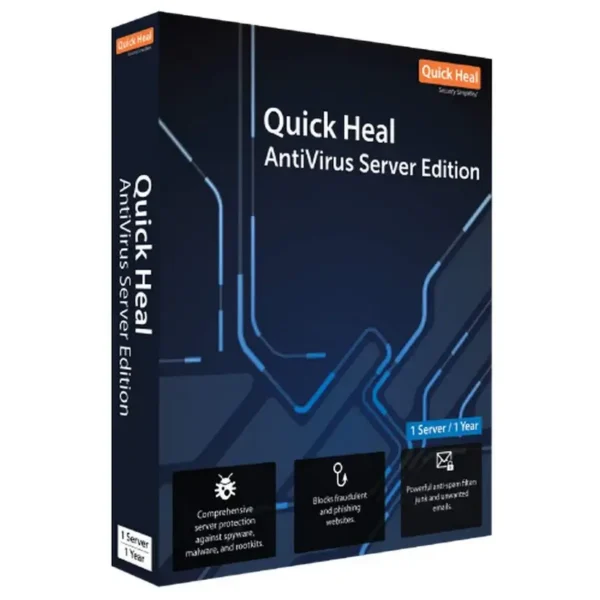 BAK-554678 (1) Quick Heal Antivirus Server Edition - 1 Server 1 Year