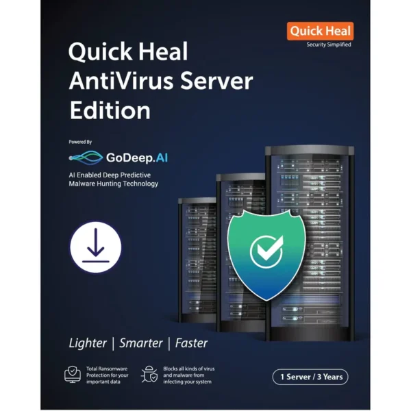 Quick Heal Antivirus Server Edition - 1 Server 3 Year